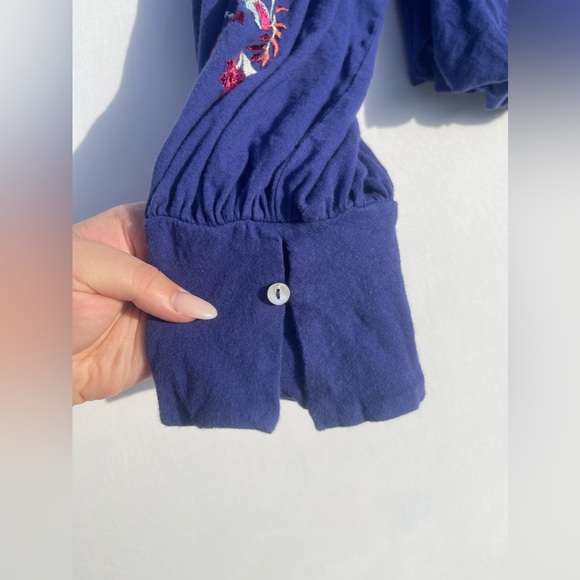 13. Free People Lita Embroidered Top | Size XS - Picture 11 of 16